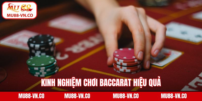 Kinh nghiệm chơi Baccarat hiệu quả do các cao thủ tiết lộ