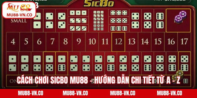 Cách chơi Sicbo