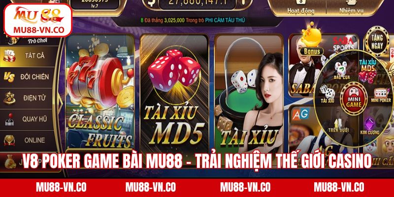 V8 Poker game bài