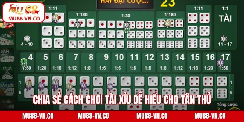Chia sẻ cách chơi Tài Xỉu dễ hiểu cho tân thủ